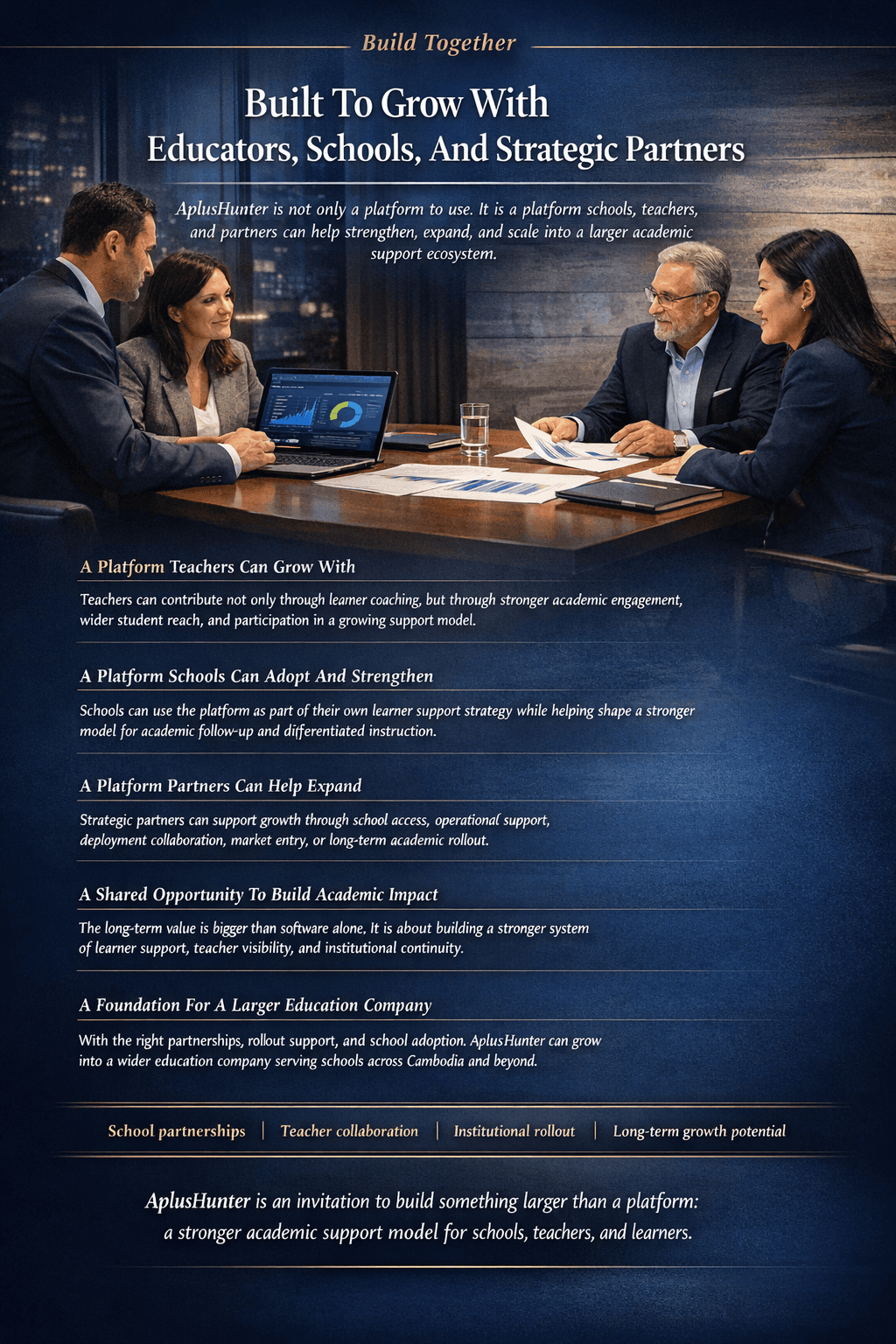 AplusHunter Institutional School Partnership Magazine page 7