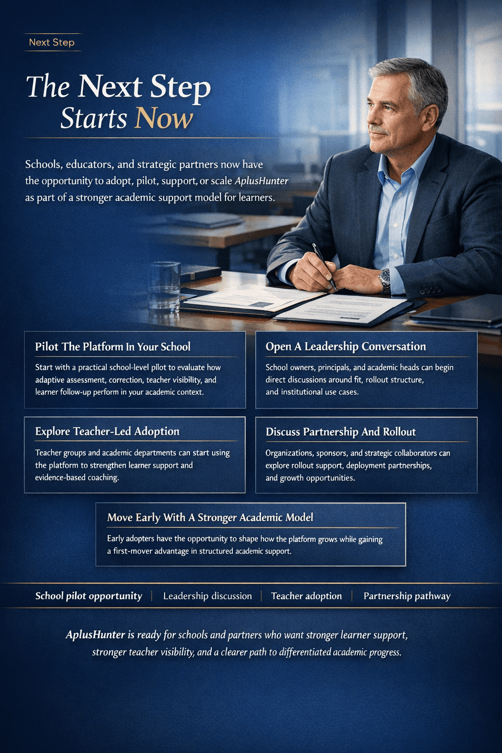 AplusHunter Institutional School Partnership Magazine page 8