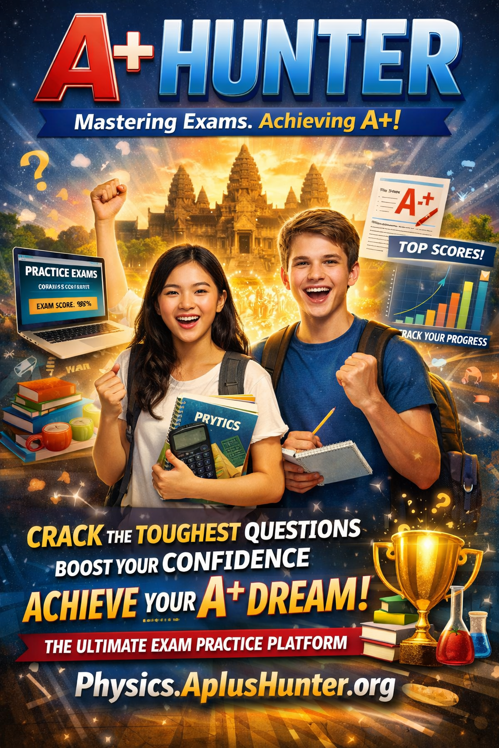 Students preparing with AplusHunter